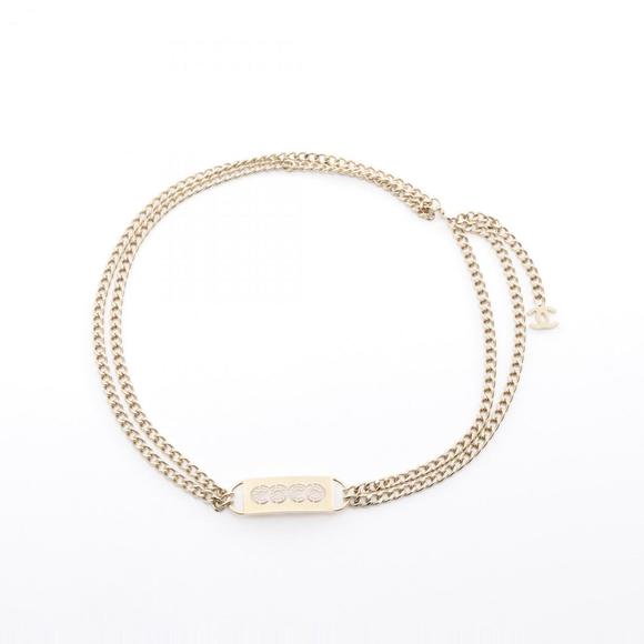Chanel Gold Gold Plated belt - Picture 1 of 7